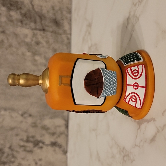 Vintage sports theme Dreidel & stand - Picture 4 of 5